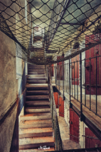 treppenaufgang altes gefängnis meißen
