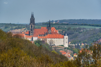 Blick zur Albrechtsburg Meißen