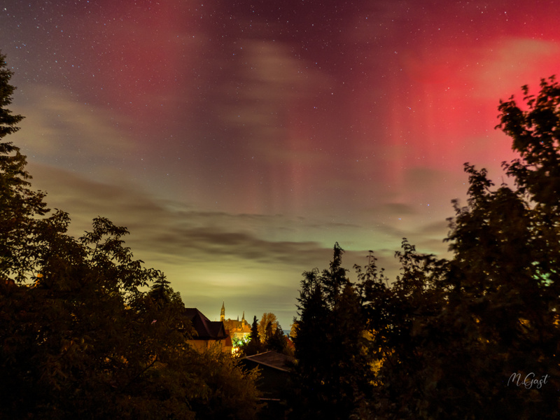 Polarlichter über Meißen – Eine magische Nacht