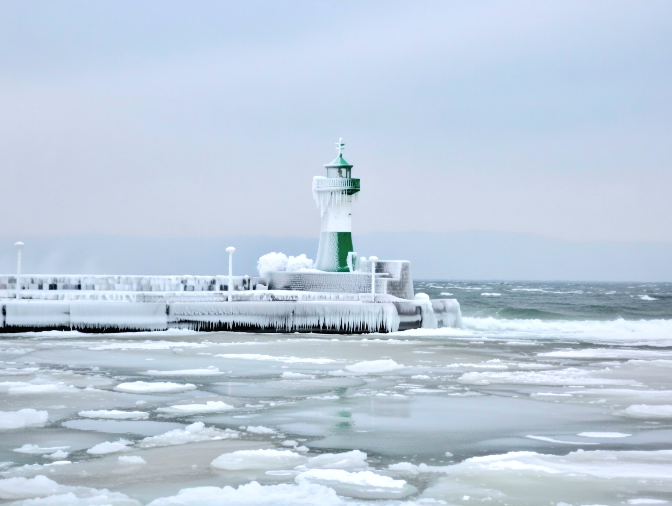 Meinung: Sturm auf den vereisten Leuchtturm in Sassnitz